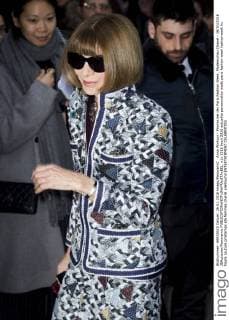 Anna Wintour - Promis bei der Paris Fashion Week, Modenschau Chanel - 26 01 2016 JBAutissier Panoramic 