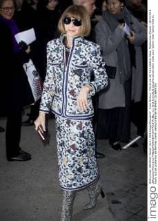Anna Wintour - Promis bei der Paris Fashion Week, Modenschau Chanel - 26 01 2016 JBAutissier Panoramic 
