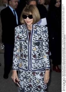 Anna Wintour - Promis bei der Paris Fashion Week, Modenschau Chanel - 26 01 2016 JBAutissier Panoramic 
