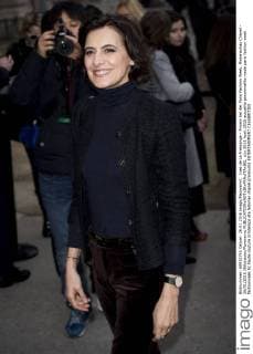 Ines de La Fressange - Promis bei der Paris Fashion Week, Modenschau Chanel - 26 01 2016 JBAutissier Panoramic 