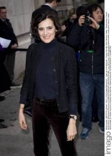 Ines de La Fressange - Promis bei der Paris Fashion Week, Modenschau Chanel - 26 01 2016 JBAutissier Panoramic 