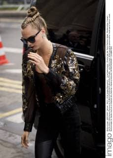 Cara Delevingne - Promis bei der Paris Fashion Week, Modenschau Chanel - 26 01 2016 JBAutissier Panoramic 