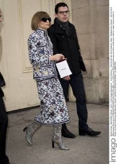 Anna Wintour - Promis bei der Paris Fashion Week, Modenschau Chanel - 26 01 2016 JBAutissier Panoramic 