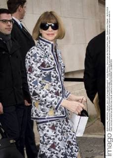 Anna Wintour - Promis bei der Paris Fashion Week, Modenschau Chanel - 26 01 2016 JBAutissier Panoramic 