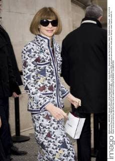 Anna Wintour - Promis bei der Paris Fashion Week, Modenschau Chanel - 26 01 2016 JBAutissier Panoramic 