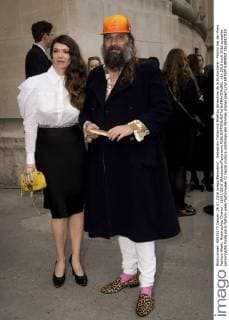 Sebastien Tellier mit Ehefrau Amandine de la Richardiere - Promis bei der Paris Fashion Week, Modenschau Chanel - 26 01 2016 JBAutissier Panoramic 