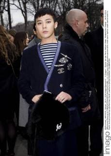 G Dragon - Promis bei der Paris Fashion Week, Modenschau Chanel - 26 01 2016 JBAutissier Panoramic 
