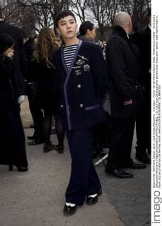 G Dragon - Promis bei der Paris Fashion Week, Modenschau Chanel - 26 01 2016 JBAutissier Panoramic 