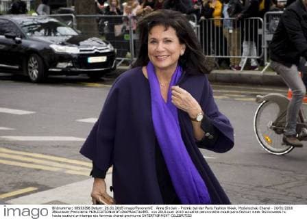 Anne Sinclair - Promis bei der Paris Fashion Week, Modenschau Chanel - 26 01 2016 JBAutissier Panoramic 