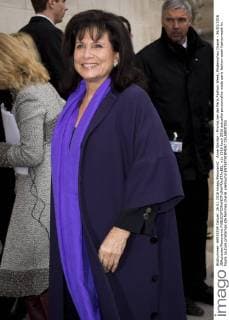 Anne Sinclair - Promis bei der Paris Fashion Week, Modenschau Chanel - 26 01 2016 JBAutissier Panoramic 