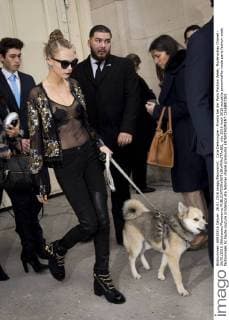 Cara Delevingne - Promis bei der Paris Fashion Week, Modenschau Chanel - 26 01 2016 JBAutissier Panoramic 