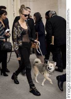 Cara Delevingne - Promis bei der Paris Fashion Week, Modenschau Chanel - 26 01 2016 JBAutissier Panoramic 