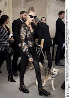Cara Delevingne - Promis bei der Paris Fashion Week, Modenschau Chanel - 26 01 2016 JBAutissier Panoramic 
