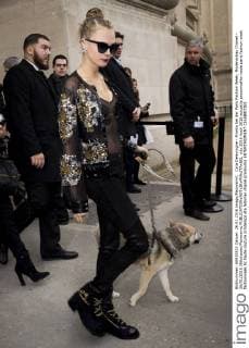 Cara Delevingne - Promis bei der Paris Fashion Week, Modenschau Chanel - 26 01 2016 JBAutissier Panoramic 