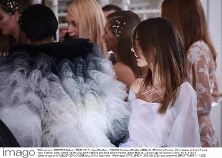 204274 Marineau Starface 2016-01-25 Hotel d Evreux, 19 pl Vendome Paris France Paris Fashion week. Defilé Haute Couture Printemps été 2016 Alexis Mabille. Alexis Mabille, Couture spring-summer 2016, Paris, France Editorial use only  Copyright: xMarineaux STAR_204274_066