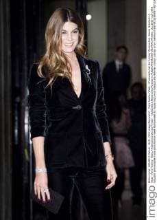 Paris Fashion Week - Prominente bei der Armani Modenschau Bianca Brandolini d Adda - Paris Fashion Week, Modenschau Giorgio Armani - 26 01 2016 JBAutissier Panoramic 