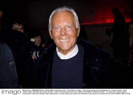 Paris Fashion Week - Prominente bei der Armani Modenschau Giorgio Armani - Paris Fashion Week, Modenschau Giorgio Armani - 26 01 2016 JBAutissier Panoramic 