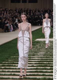 PARIS, FRANCE - JANUARY 26: (CHINA OUT) Models walk the runway during the Chanel Spring Summer 2016 show as part of Paris Fashion Week on January 26, 2016 in Paris, France.  CFP478736230