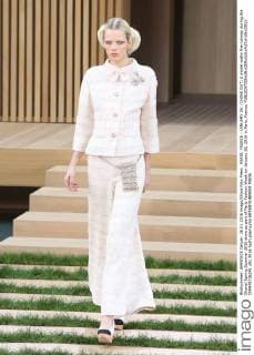 PARIS, FRANCE - JANUARY 26: (CHINA OUT) A model walks the runway during the Chanel Spring Summer 2016 show as part of Paris Fashion Week on January 26, 2016 in Paris, France.  CFP478736241