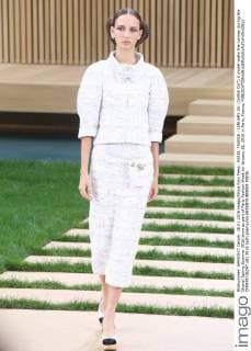 PARIS, FRANCE - JANUARY 26: (CHINA OUT) A model walks the runway during the Chanel Spring Summer 2016 show as part of Paris Fashion Week on January 26, 2016 in Paris, France.  CFP478736247