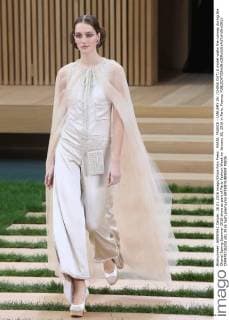 PARIS, FRANCE - JANUARY 26: (CHINA OUT) A model walks the runway during the Chanel Spring Summer 2016 show as part of Paris Fashion Week on January 26, 2016 in Paris, France.  CFP478736250