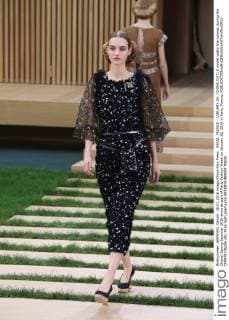 PARIS, FRANCE - JANUARY 26: (CHINA OUT) A model walks the runway during the Chanel Spring Summer 2016 show as part of Paris Fashion Week on January 26, 2016 in Paris, France.  CFP478736256