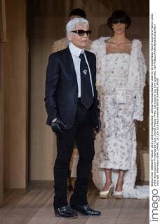 204282 Marineau Starface 2016-01-26 Grand Palais Paris France Paris Fashion week. Defilé Haute Couture Printemps été 2016. Chanel. People. PANO. Spe Editorial Use Only Lagerfeld, Karl  Copyright: xMarineaux STAR_204282_142