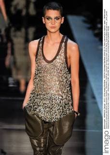 204294 Marineau Starface 2016-01-26 Paris France Paris Fashion week. Defilé Haute Couture Printemps été 2016 Alexandre Vauthier. Alexandre Vauthier, Couture spring-summer 2016, Paris, France Editorial use only _sans_perso  Copyright: xMarineaux STAR_204294_008