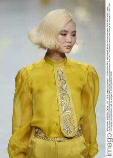 Guo Pei show Paris fashion week Haute couture primtemps 2016, 644 Cordon Press Cordon Press  alfonsoxjimenezxvalero Guo Pei at Paris fashion week Haute couture primtemps 2016