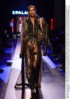 204339 Marineau Starface 2016-01-27 325 rue St MARTIN Paris France Paris Fashion week. Defilé Haute Couture Printemps été 2016 Jean Paul Gautier. Jean Paul Gaultier, Couture spring-summer 2016, Paris, France Editorial use only _sans_perso  Copyright: xMarineaux STAR_204339_042