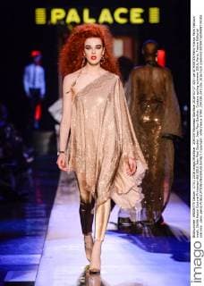 204339 Marineau Starface 2016-01-27 325 rue St MARTIN Paris France Paris Fashion week. Defilé Haute Couture Printemps été 2016 Jean Paul Gautier. Jean Paul Gaultier, Couture spring-summer 2016, Paris, France Editorial use only _sans_perso  Copyright: xMarineaux STAR_204339_043