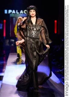 204339 Marineau Starface 2016-01-27 325 rue St MARTIN Paris France Paris Fashion week. Defilé Haute Couture Printemps été 2016 Jean Paul Gautier. Jean Paul Gaultier, Couture spring-summer 2016, Paris, France Editorial use only _sans_perso  Copyright: xMarineaux STAR_204339_068