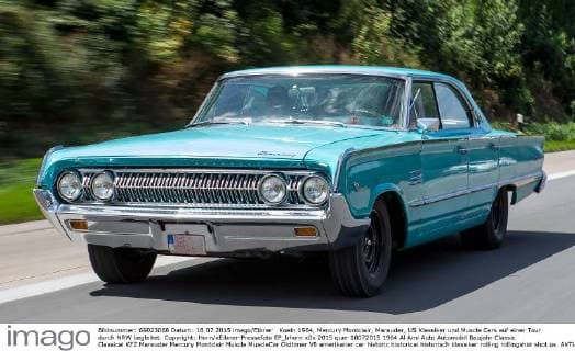 Koeln 1964, Mercury Montclair, Marauder, US Klassiker und Muscle Cars auf einer Tour durch NRW begleitet. Copyright: Horn xEibner-Pressefoto EP_bhorn
