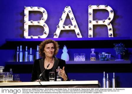 01.02.2016,Berlin, Deutschland, GER, AHGZ (Allgemeine Hotel- und Gastronomie Zeitung) zeichnet Hotelier des Jahres aus. Foto: Innegrit Volkhardt, Geschäftsführende Gesellschafterin Hotel Bayerischer Hof München