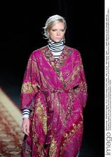 Feb. 2, 2016 - Barcelona, Spain - A model parading in the catwalk wearing Escorpion designs during 080 Barcelona fashion show, in Barcelona, 2nd of February, 2016. Barcelona Spain  - ZUMAn230