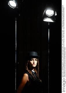 Feb. 2, 2016 - Barcelona, Spain - A model parading in the catwalk wearing Manuel Bolao designs during 080 Barcelona fashion show, in Barcelona, 2nd of February, 2016. Barcelona Spain  - ZUMAn230