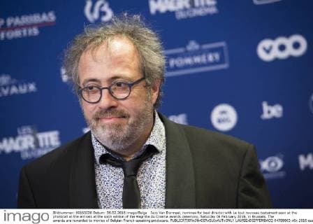 Jaco Van Dormael, nominee for best director with Le tout nouveau testament seen at the photocall at the arrivals at the sixth edition of the Magritte du Cinema awards ceremony, Saturday 06 February 2016, in Brussels. The awards are rewarded to movies of Belgian French-speaking producers.  LAURIExDIEFFEMBACQ 04788863