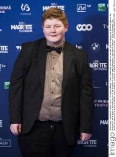 David Thielemans, nominee for the best promissing actor for Bouboule seen at the photocall at the arrivals at the sixth edition of the Magritte du Cinema awards ceremony, Saturday 06 February 2016, in Brussels. The awards are rewarded to movies of Belgian French-speaking producers.  LAURIExDIEFFEMBACQ 04789016
