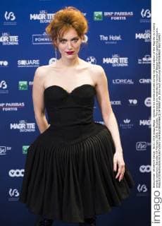 Actress Erika Sainte pictured during the sixth edition of the Magritte du Cinema awards ceremony, Saturday 06 February 2016, in Brussels. The awards are rewarded to movies of Belgian French-speaking producers.  LAURIExDIEFFEMBACQ 04789007