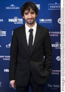 David Murgia for Le tout nouveau testament seen at the photocall at the arrivals at the sixth edition of the Magritte du Cinema awards ceremony, Saturday 06 February 2016, in Brussels. The awards are rewarded to movies of Belgian French-speaking producers.  LAURIExDIEFFEMBACQ 04788986