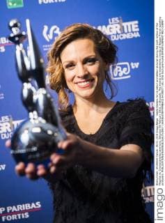 Veerle Baetens for Un debut prometteur pictured during the sixth edition of the Magritte du Cinema awards ceremony, Saturday 06 February 2016, in Brussels. The awards are rewarded to movies of Belgian French-speaking producers.  LAURIExDIEFFEMBACQ 04789277
