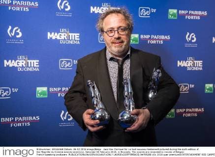 Jaco Van Dormael for Le tout nouveau testament pictured during the sixth edition of the Magritte du Cinema awards ceremony, Saturday 06 February 2016, in Brussels. The awards are rewarded to movies of Belgian French-speaking producers.  LAURIExDIEFFEMBACQ 04789280