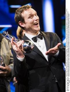 director Sacha Feiner pictured during the sixth edition of the Magritte du Cinema awards ceremony, Saturday 06 February 2016, in Brussels. The awards are rewarded to movies of Belgian French-speaking producers.  LAURIExDIEFFEMBACQ 04789281
