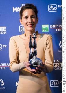 Anne Coesens for Tous les chats sont gris pictured during the sixth edition of the Magritte du Cinema awards ceremony, Saturday 06 February 2016, in Brussels. The awards are rewarded to movies of Belgian French-speaking producers.  LAURIExDIEFFEMBACQ 04789291