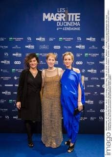 Feb. 6, 2016 - Brussels, Belgium - Christel Cornil and Stephanie Van Vyve, actresses, at the Magritte who awards the best of the Belgian French Speaking Industry. Brussels Belgium - ZUMAp133