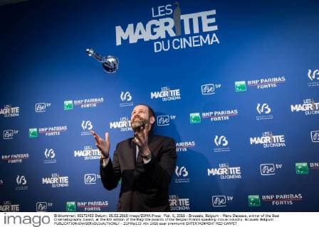 Feb. 6, 2016 - Brussels, Belgium - Manu Dacosse, winner of the Best Cinematography Award, at the 6th edition of the Magritte Awards of the Belgian French speaking movie industry. Brussels Belgium - ZUMAp133