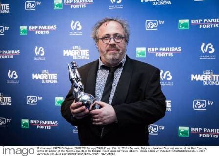 Feb. 6, 2016 - Brussels, Belgium - Jaco Van Dormael, winner of the Best Director, at the 6th edition of the Magritte Awards of the Belgian French speaking movie industry. Brussels Belgium - ZUMAp133