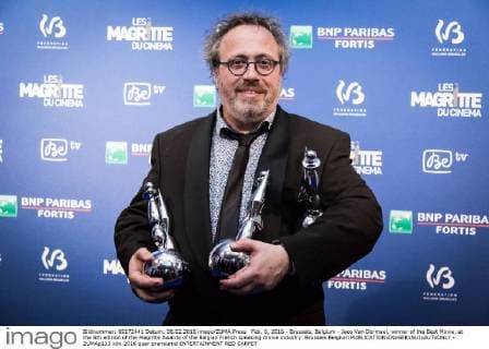 Feb. 6, 2016 - Brussels, Belgium - Jaco Van Dormael, winner of the Best Movie, at the 6th edition of the Magritte Awards of the Belgian French speaking movie industry. Brussels Belgium - ZUMAp133