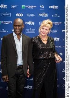 Feb. 6, 2016 - Brussels, Belgium - Catherine Sale, actress and her boyfriend, at the Magritte who awards the best of the Belgian French Speaking Industry. Brussels Belgium - ZUMAp133