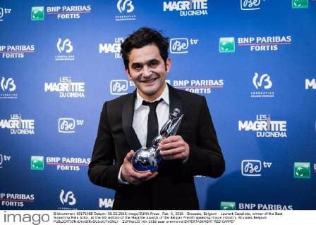 Feb. 6, 2016 - Brussels, Belgium - Laurent Capelluto, winner of the Best Suporting Male Actor, at the 6th edition of the Magritte Awards of the Belgian French speaking movie industry. Brussels Belgium - ZUMAp133